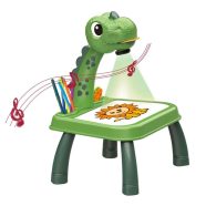    Projektoros Készségfejlesztő Rajztábla És Asztal Zöld 