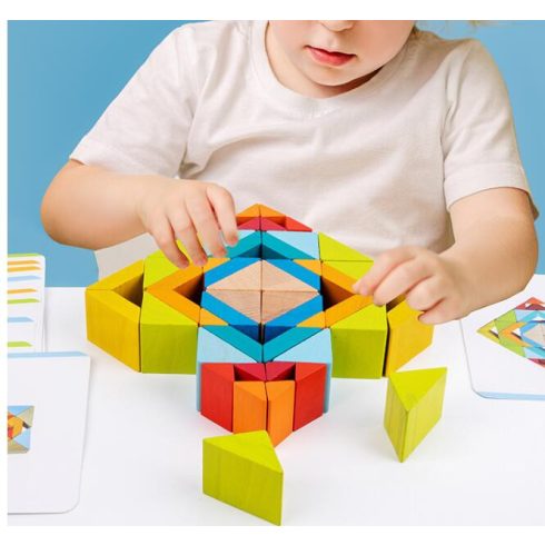 48darabos 3d Kreatív Építőkockák Játék
