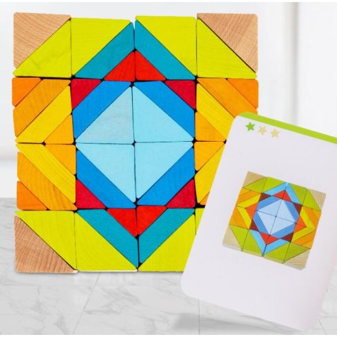 48darabos 3d Kreatív Építőkockák Játék