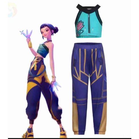 Zoey Jelmez Kpop K-pop Démon Hunters Jelmez XL 130-140 Méret paróka nélkül