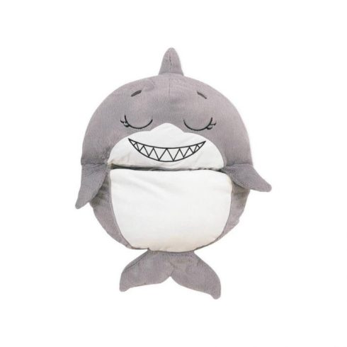 Plüssállat És Hálózsák Gyerekeknek - Cápa – Hálózsákká Alakítható 160x60 nettó 140