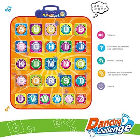 Dancing Challenge Zenélő Táncszőnyeg – Betűk 