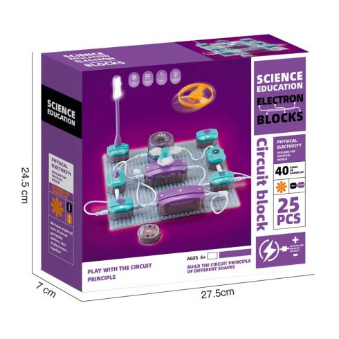 SCIENCE EDUCATION elektronikai labor 40 kísérleti tudomanyos játékkészlet 