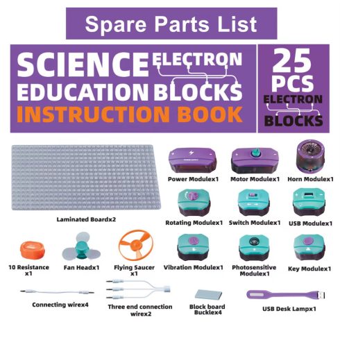SCIENCE EDUCATION elektronikai labor 40 kísérleti tudomanyos játékkészlet 