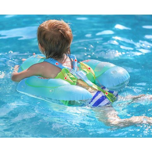 Kör Felfújható Gyűrű Gyerekeknek Napellenzővel 