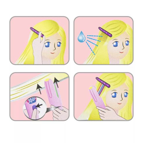 Kimosható Hajfestő És Hajdekoráló Szett / 6 Db Színnel