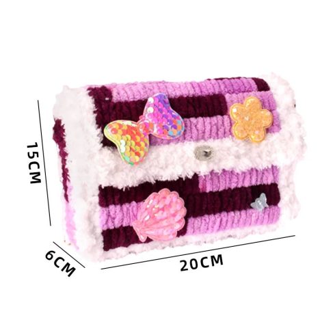 DIY Kreatív horgolt kézitáska készlet lányos játékok ajandek