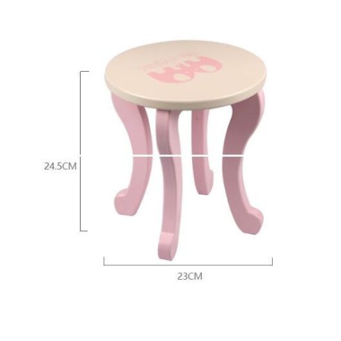 Gyerek Fából Készült Öltözőasztal fésülködőasztal Székkel És Kiegészítőkkel 90cm