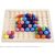 3 Az 1 Ben Montessori Szivárvány Színű Gyöngyök Clip Beads Oktató Játék +oktatási Puzzle Csengővel