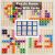3 Az 1 Ben Montessori Szivárvány Színű Gyöngyök Clip Beads Oktató Játék +oktatási Puzzle Csengővel