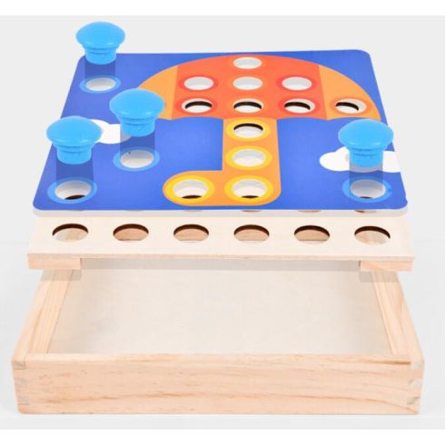 Montessori Fa Oktatási Gombmozaik 57el