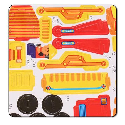 3d Fa Puzzle Járműk