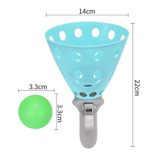 Labda Kilövő Játék Szett Hálóban Kék-sárga