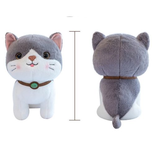 Plüss Cica Barna 23cm