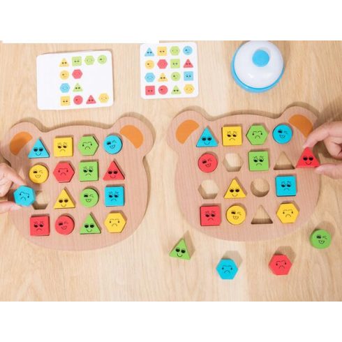 Fa Forma Párosító: Készségfejlesztő Társasjáték Gyerekeknek 