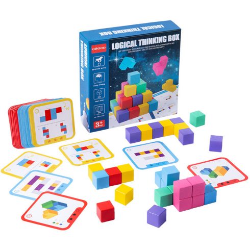 Block Építőelem Puzzle Tér Háromdimenziós Gondolkodás Gyakorló Játék