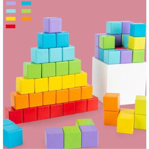 Block Építőelem Puzzle Tér Háromdimenziós Gondolkodás Gyakorló Játék