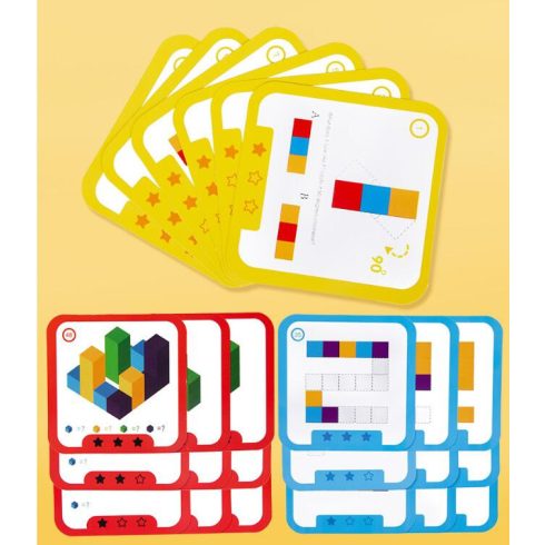Block Építőelem Puzzle Tér Háromdimenziós Gondolkodás Gyakorló Játék