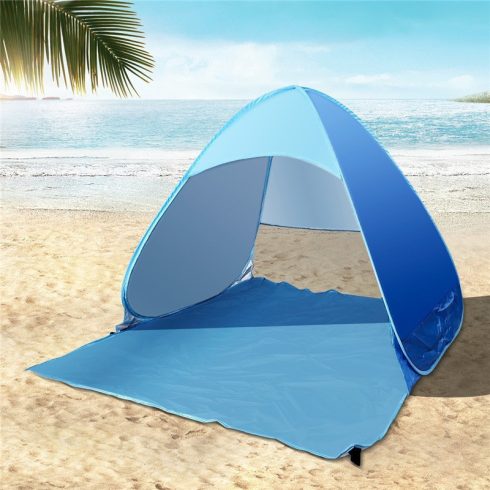 Önszerelő kerti strandsátor kék