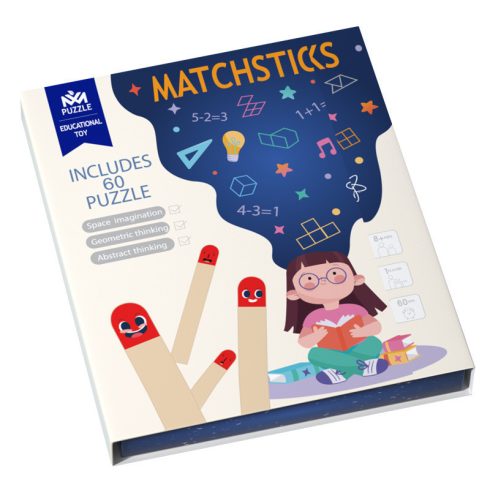 Mágneses Készségfejlesztő Gyufa Puzzle 