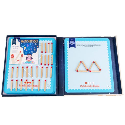 Mágneses Készségfejlesztő Gyufa - Logikai játék Fókusz Puzzle 