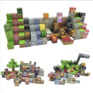   MINEWORLD mágneses építőkocka 150 darabos-véletlenszerű 