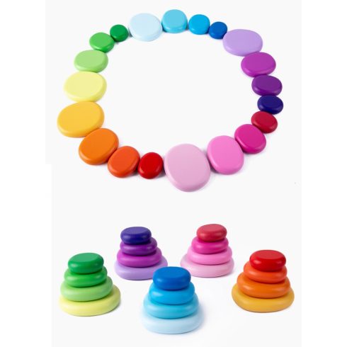 Szivárvány Építő 20 Darabos