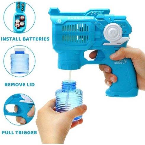  Automata, Sorozatlövő Színes Buborékfújó Pisztoly Gyerekeknek – Buborékfújó Folyadékkal