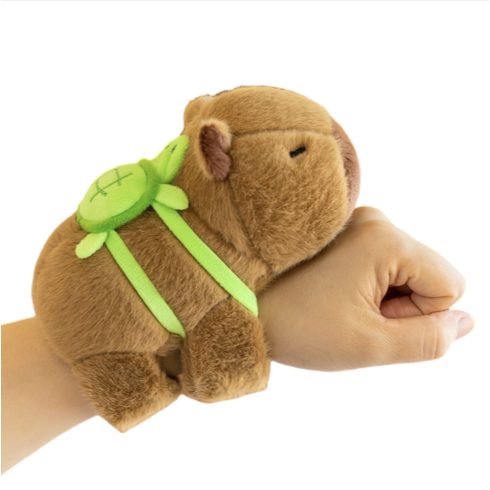 Capybara plüss, csuklóra tehető 17cm