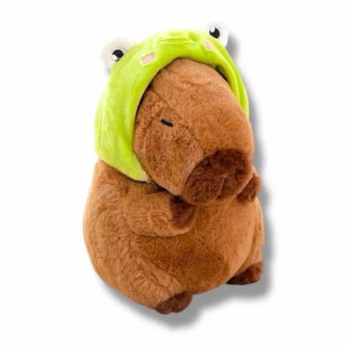 Capybara plüss - sapkában 25 cm véletlenszerű szín