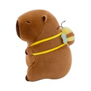 Capybara plüss levehető teknős hátizsákkal 25cm