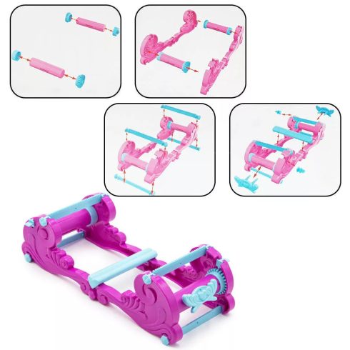 Karkötő Fonó Készlet Gyöngyökkel És Mini Szövőszékkel