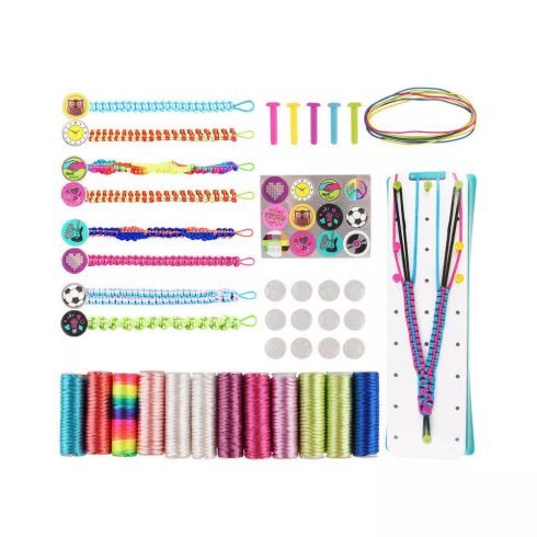 Karkötő Készítő Szett / Kreatív Karkötő Fonó Matricákkal