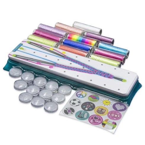 Karkötő Készítő Szett / Kreatív Karkötő Fonó Matricákkal