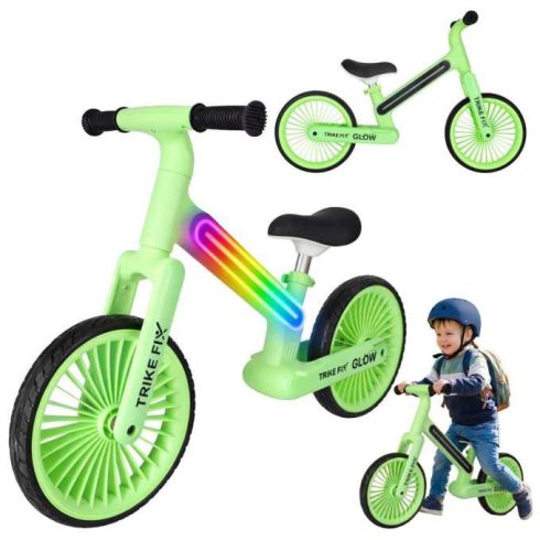 Trike Fix Glow terepkerékpár LED neonzöld fotobicikli