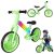 Trike Fix Glow terepkerékpár LED neonzöld fotobicikli