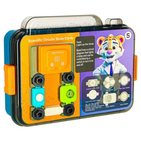 Kis villanyszerelő elektronikai oktatókészlet 45 darabos + 12 kártya