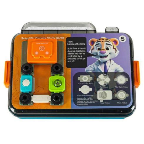 Kis villanyszerelő elektronikai oktatókészlet 45 darabos + 12 kártya