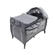   Összecsukható babaágy, kétszintes pelenkázóasztal utazóágyhoz, max. 15 kg