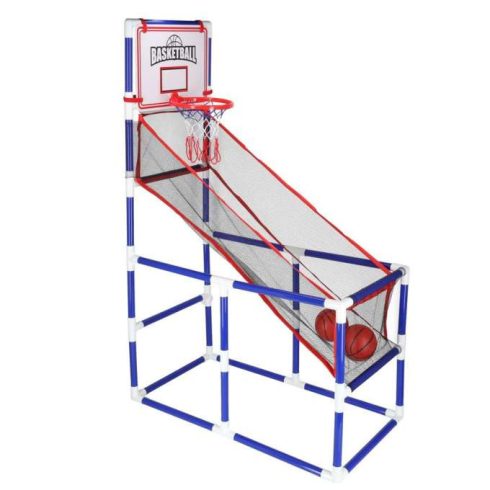 Kosárlabda játék, árkád, sport, hordozható, 2 labdás kosárlabda pumpa