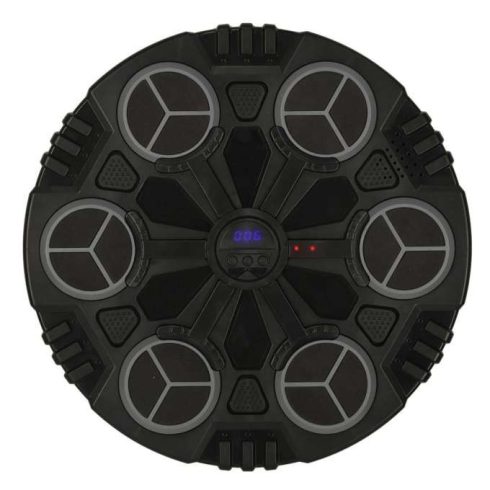 Falra szerelhető boxedzőpad zenével, Bluetooth LED-del és USB-vel