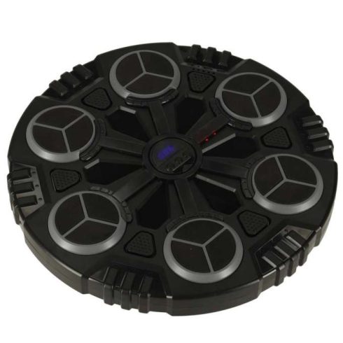 Falra szerelhető boxedzőpad zenével, Bluetooth LED-del és USB-vel