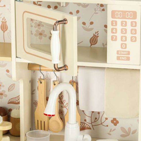 Gyerek konyhai fa vízcsap hangos hangokkal 90cm