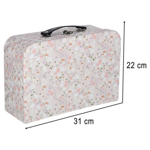 Babaház bőröndben, kiegészítők, fa bútorok