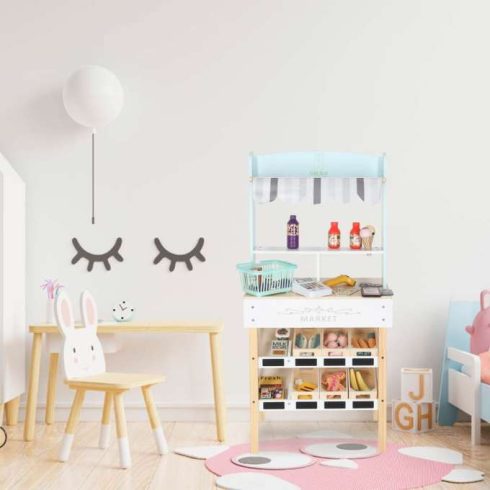 fából készült bevásárlópiac