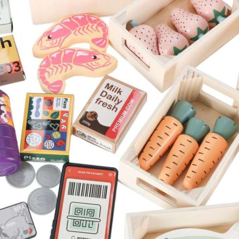 fából készült bevásárlópiac