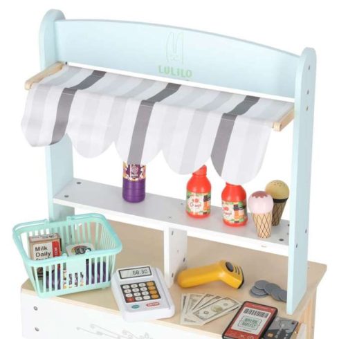 fából készült bevásárlópiac