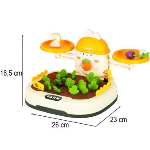 Ügyességi társasjáték sárgarépa mező családi játék gyerekeknek
