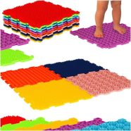   Szenzoros Montessori Puzzle Matrac Talpmasszázshoz 8 Darabos