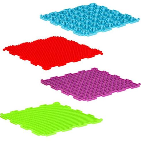Szenzoros Montessori Puzzle Matrac Talpmasszázshoz 8 Darabos